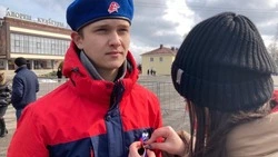 Акция в поддержку российской армии прошла в Александровском округе